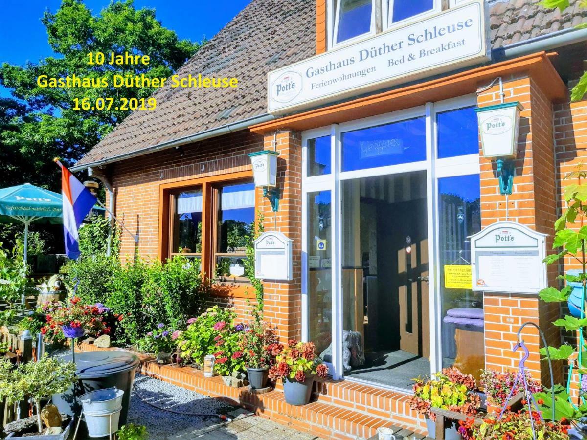 Gasthaus Duether Schleuse Duthe 외부 사진